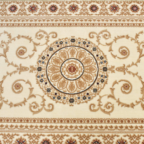 Beige Roman Thick And Cozy Floor Rug
