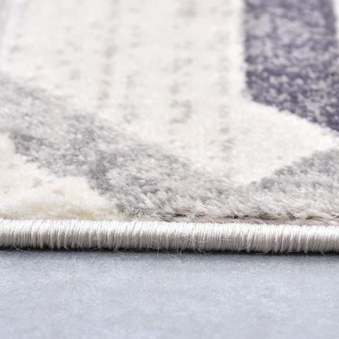 Black Mosaic Thick And Cozy Floor Rug