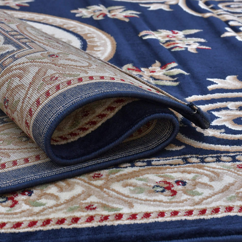 Royal Blue Thick And Cozy Floor Rug