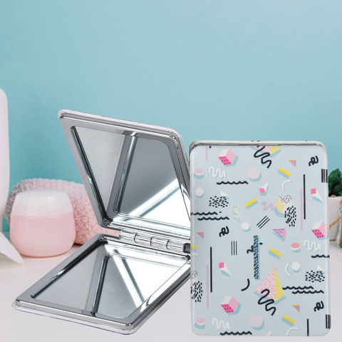 Graffiti Design Folding Portable Pocket Mirror