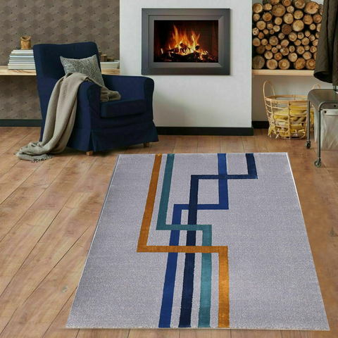 Zig Zag Thick And Cozy Floor Rug