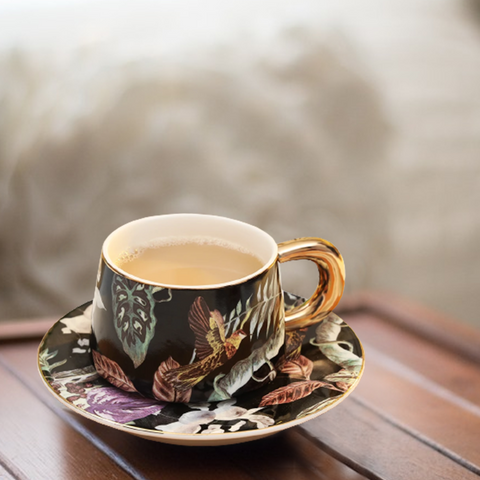 Tropical Bone China Cup