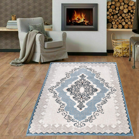 Royal Grey Thick And Cozy Floor Rug