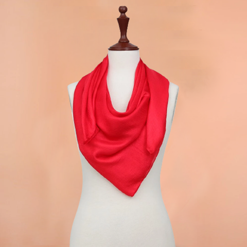 Classic Jewel Chiffon Fabric Plain print Scarves