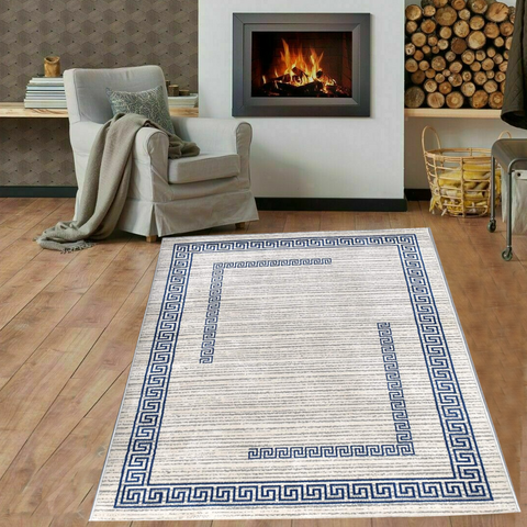 Versace Harbor Grey Thick And Cozy Floor Rug