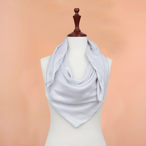 Classic Jewel Chiffon Fabric Plain print Scarves