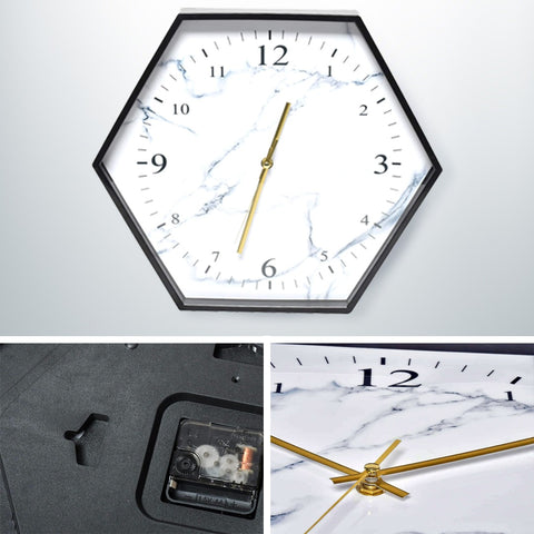 Hexagon Wall Clock