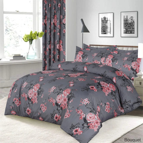 Bouquet Soft Satin  Bedsheet