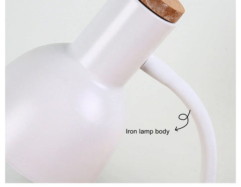 Eye Protection Study Lamp Solid Wood Base