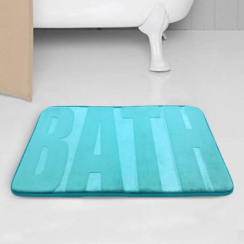 Highly Absorbent Embossed Super Soft  Non Slip Bath Mat