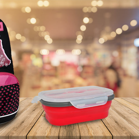 Small Lunch Box- Silicon Foldable