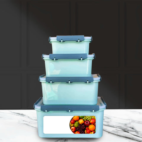 4Pcs Fine Plastic Storage Boxes