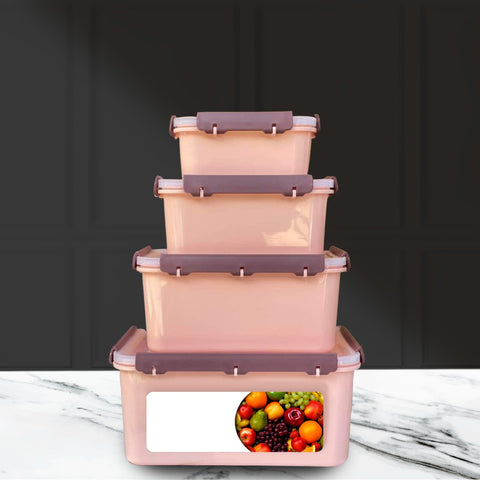 4Pcs Fine Plastic Storage Boxes