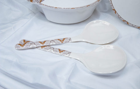 Zig Zag Melamine Dinner Set