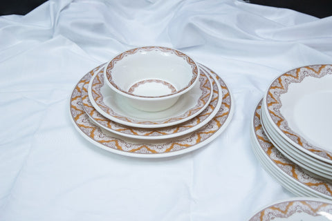 Zig Zag Melamine Dinner Set
