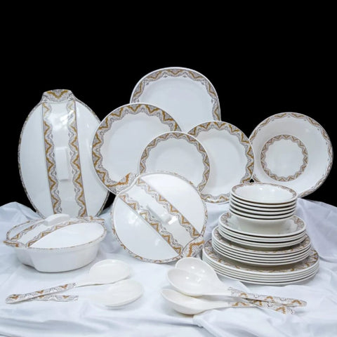 Zig Zag Melamine Dinner Set