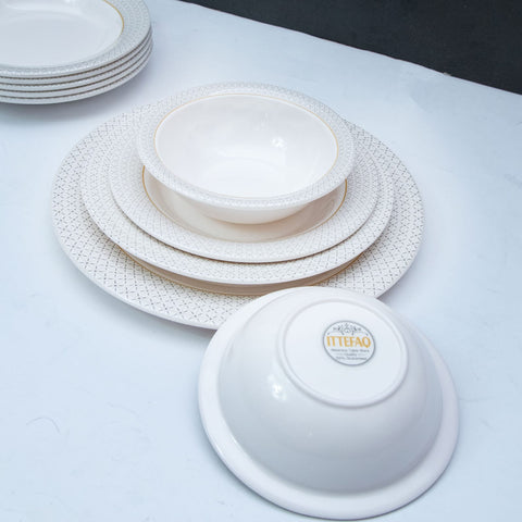 36pcs Vintage Melamine Dinner Set