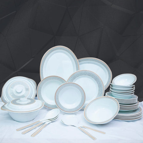 36pcs Eccentric Melamine Dinner Set