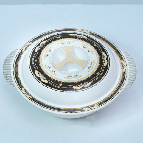 80pcs Black Aurum Melamine Dinner Set