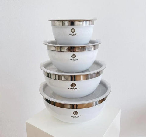 4pcs Stainless Steel Canister