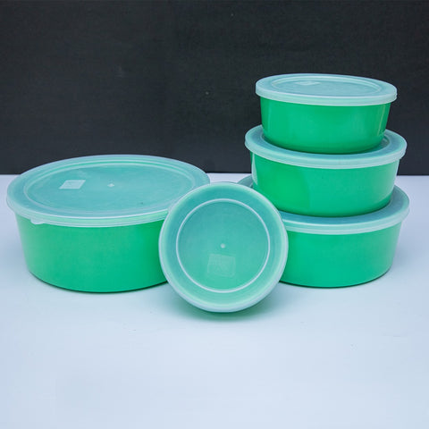 5Pcs Matte Melamine Sealed Bowls