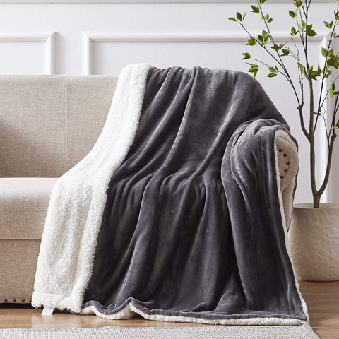 Sherpa Fleece Throw Blankets
