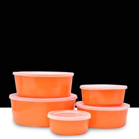 5Pcs Matte Melamine Multipurpose Bowls