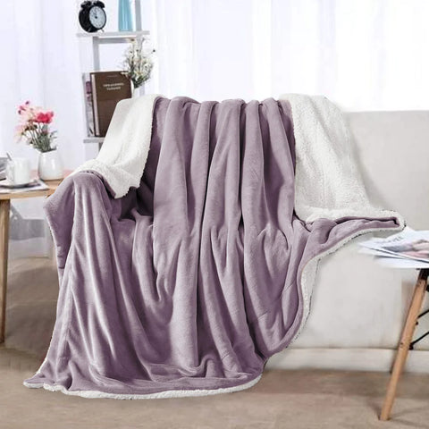 Sherpa Fleece Throw Blankets