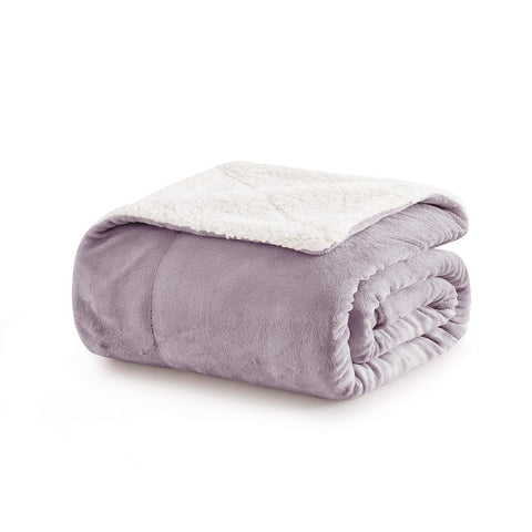 Sherpa Fleece Throw Blankets