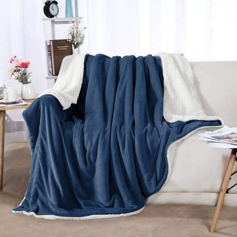 Sherpa Fleece Throw Blankets