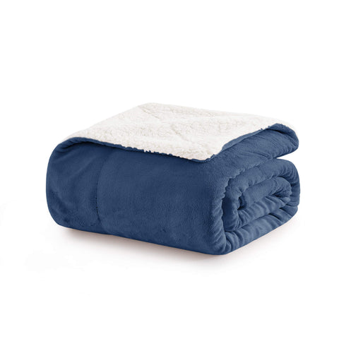 Sherpa Fleece Throw Blankets