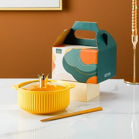 Classic Ceramic Bowl With Lid