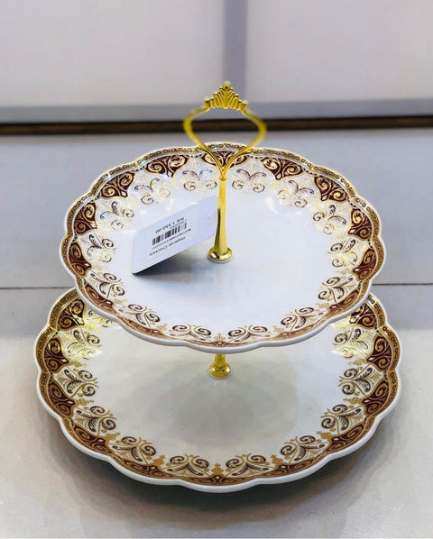 Ceramic Two Layer Serving tray