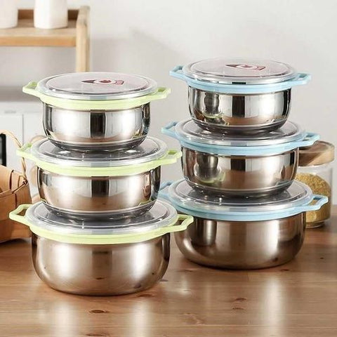 3Pcs Stainless Steel Multipurpose Pots