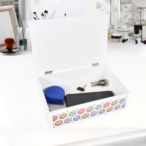 Mosaic Pattern Makeup Organizer