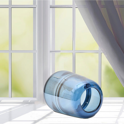 Blue Elegant Arctic Glass Vase