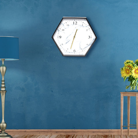 Hexagon Wall Clock