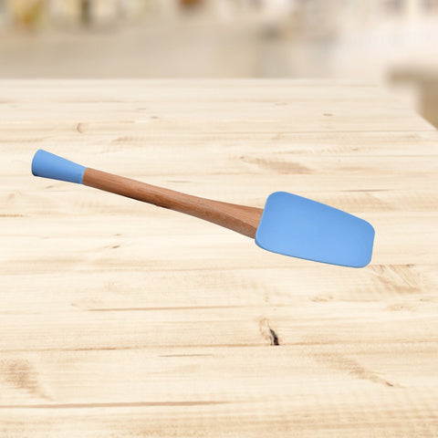Bamboo Wood Silicone Spoon