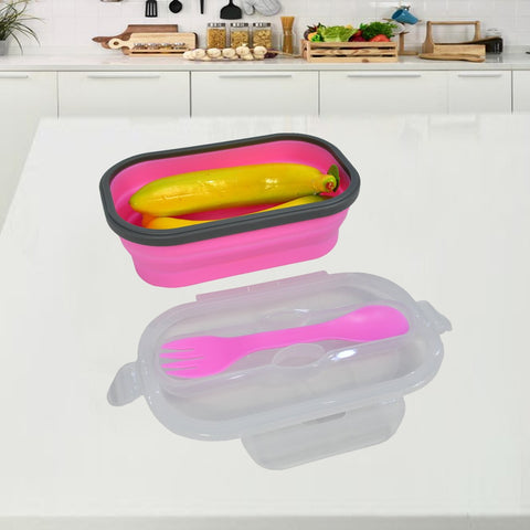 Small Lunch Box- Silicon Foldable