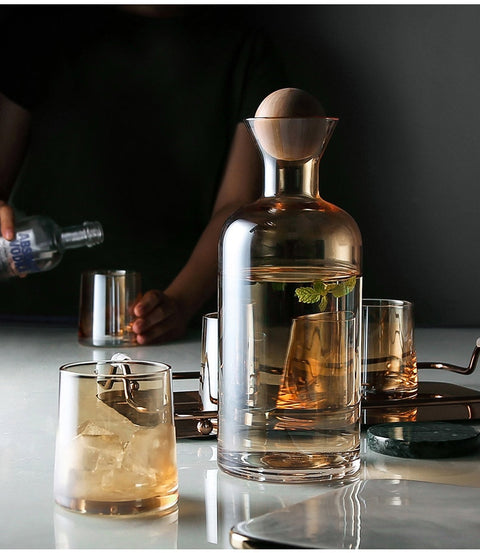 7Pcs Bronze Water Set