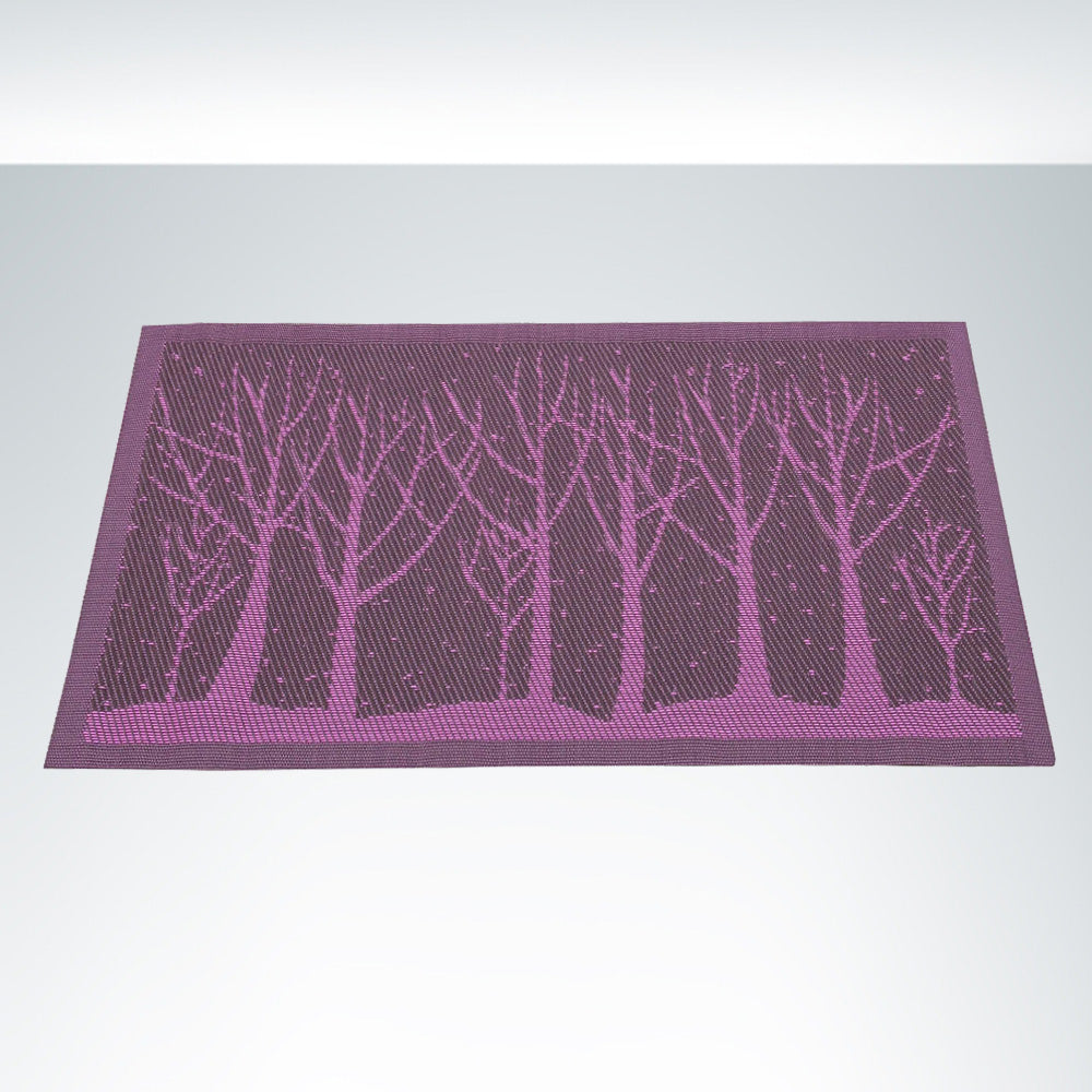 (Pack of 6) Purple Tree- Assorted PVC Table Mats – Izanstore