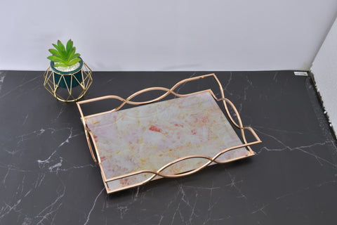 Flamingo Marble Tray