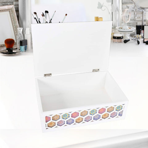 Mosaic Pattern Makeup Organizer