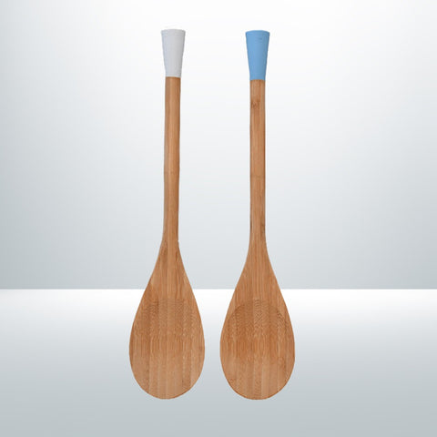 Silicone Serving Spoon Bamboo Wood