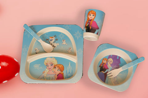 5Pcs Melamine Kids Dinnerware Set