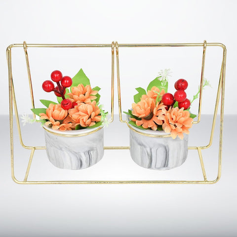 Nordic Swing Marble Flower Pot