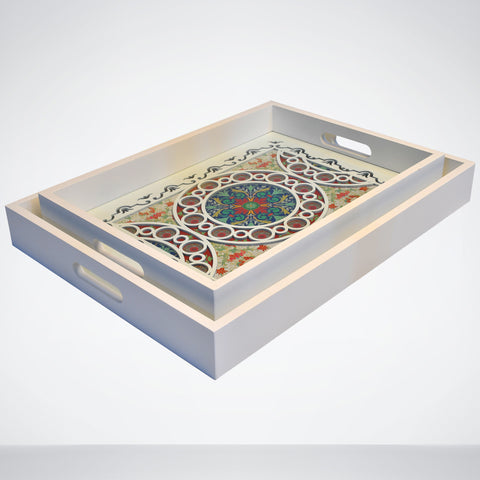 Classic White Trays (Pair)