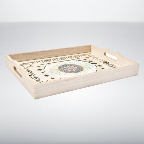 Pair of Mediterranean Design Trays