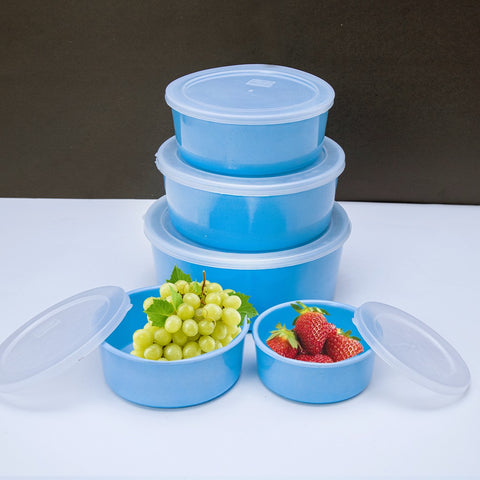 5Pcs Matte Air Tight Melamine Bowls