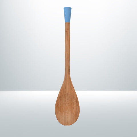 Silicone Serving Spoon Bamboo Wood